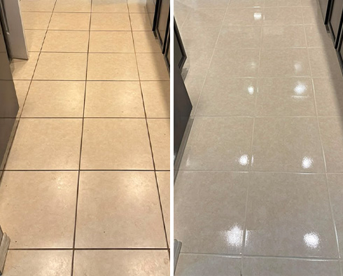 Floor Restored by Our Tile and Grout Cleaners in Ruskin, FL