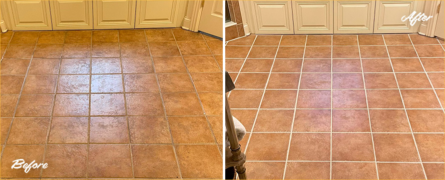 Bathroom Restored by Our Professional Tile and Grout Cleaners in Clearwater, FL