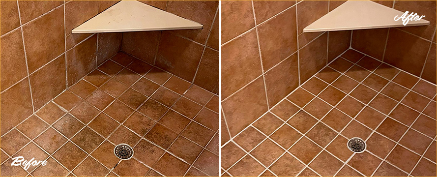 Shower Restored by Our Professional Tile and Grout Cleaners in Clearwater, FL