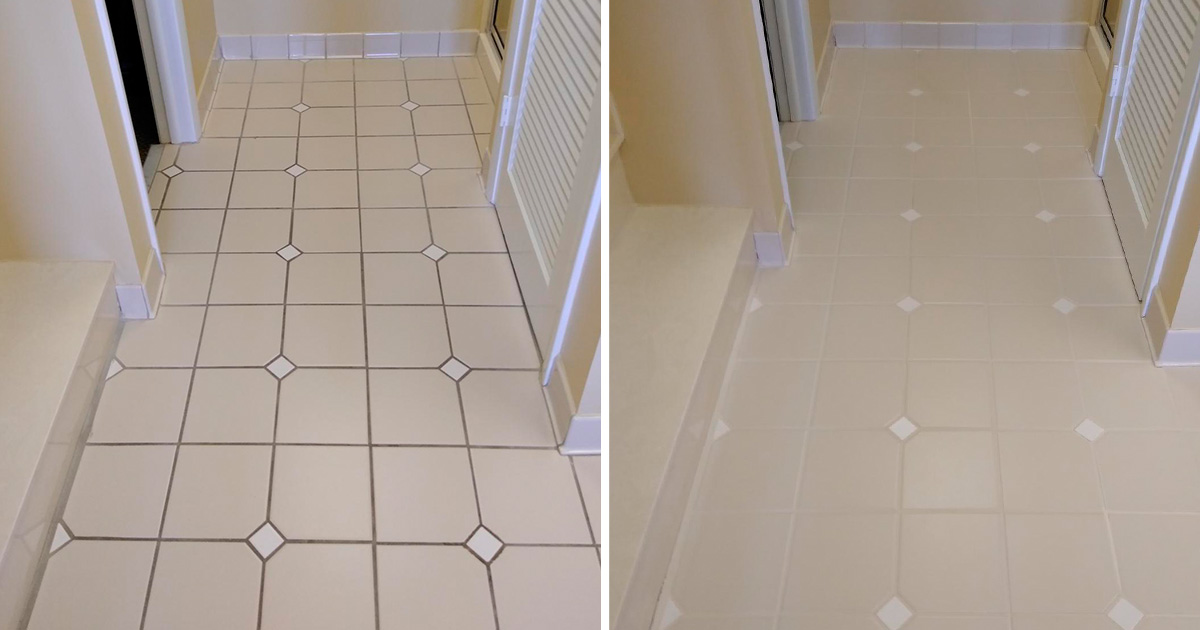 Our Professional Grout Sealing Services Gave These Floors in Clearwater