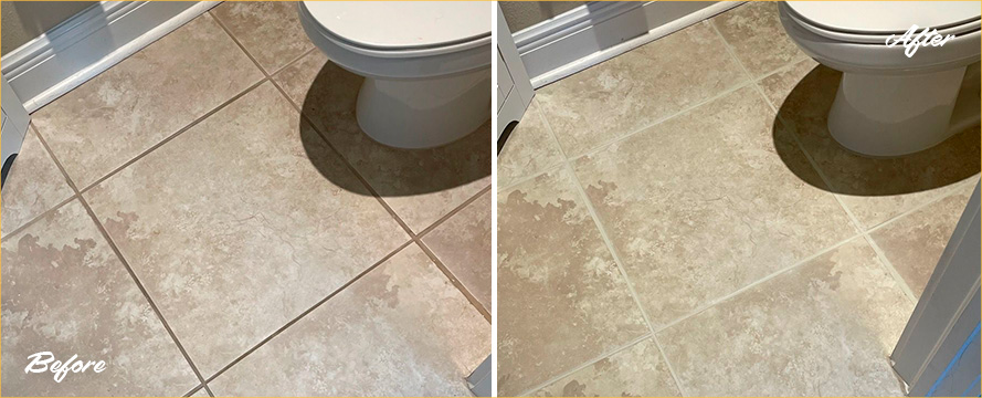 Bathroom Restored by Our Professional Tile and Grout Cleaners in Tampa, FL