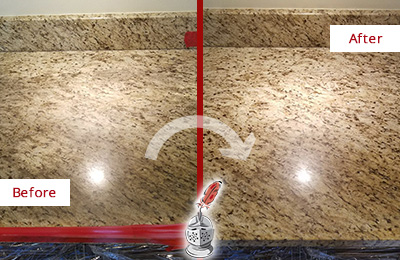 Residential Granite Honing And Polishing Sir Grout Tampa