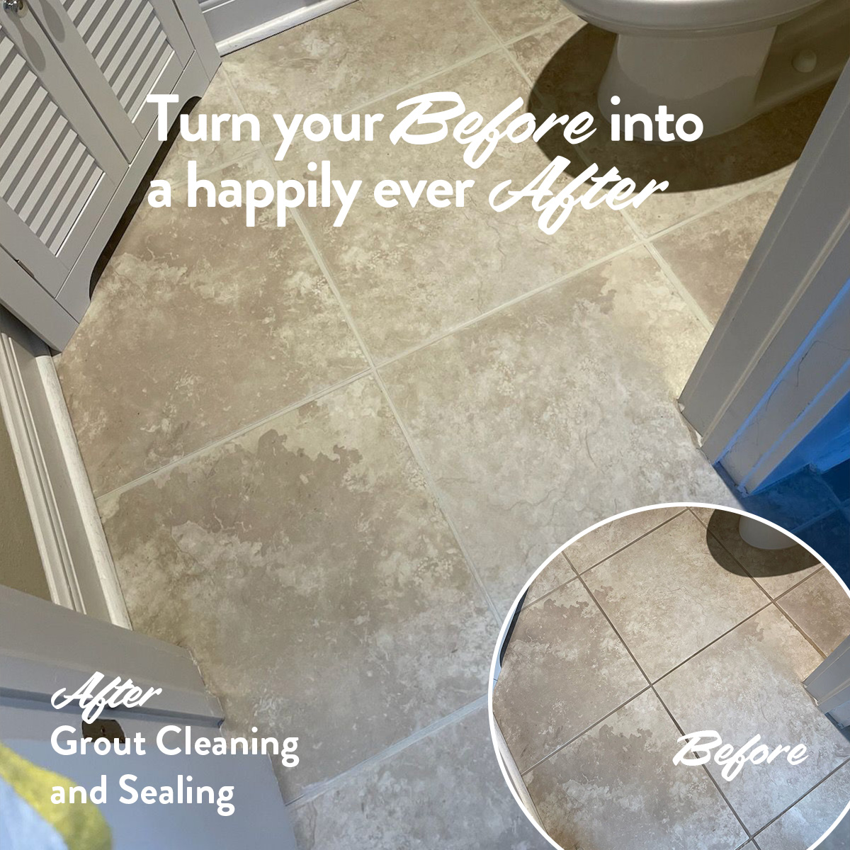 Grout Cleaning and Sealing