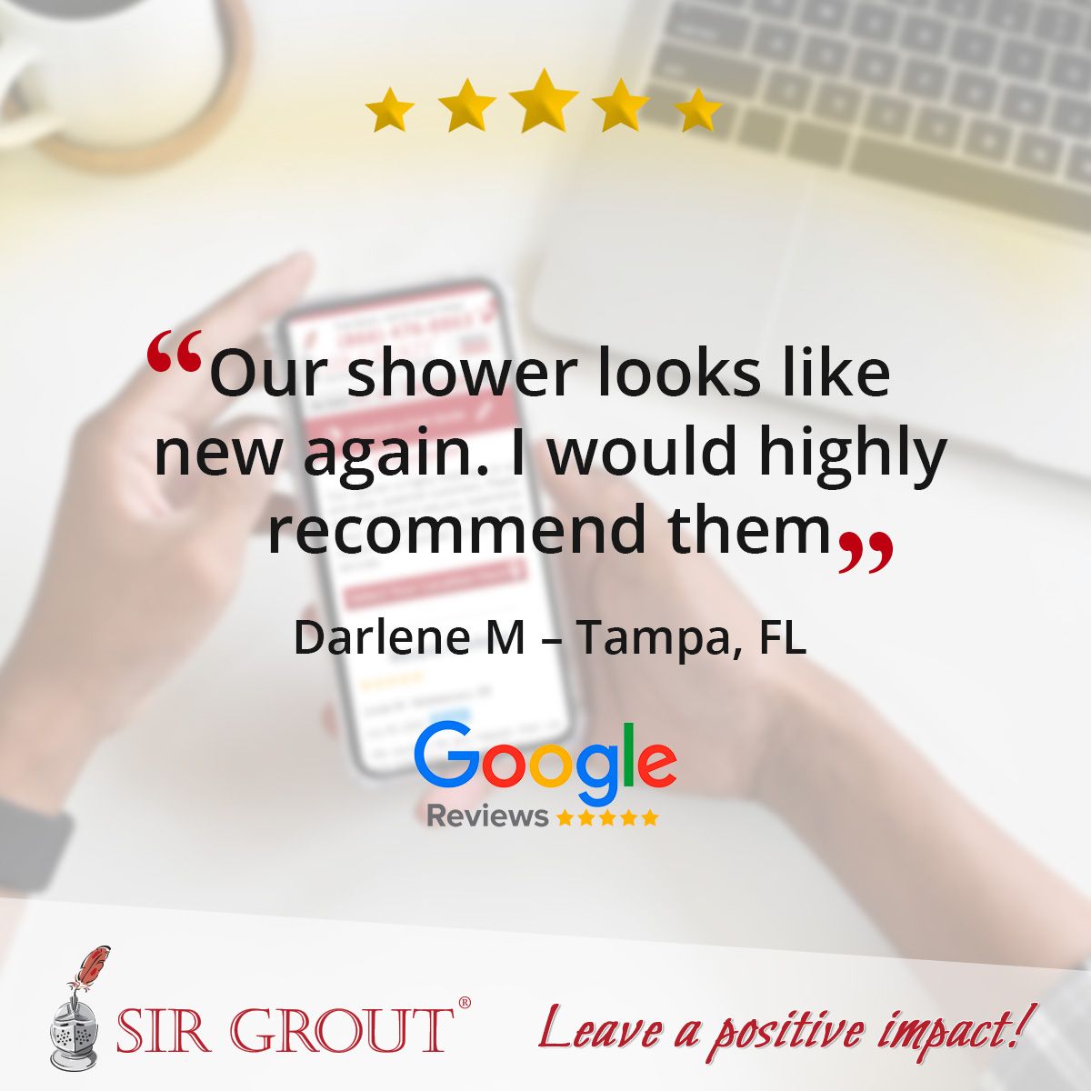 Our shower looks like new again. I would highly recommend them